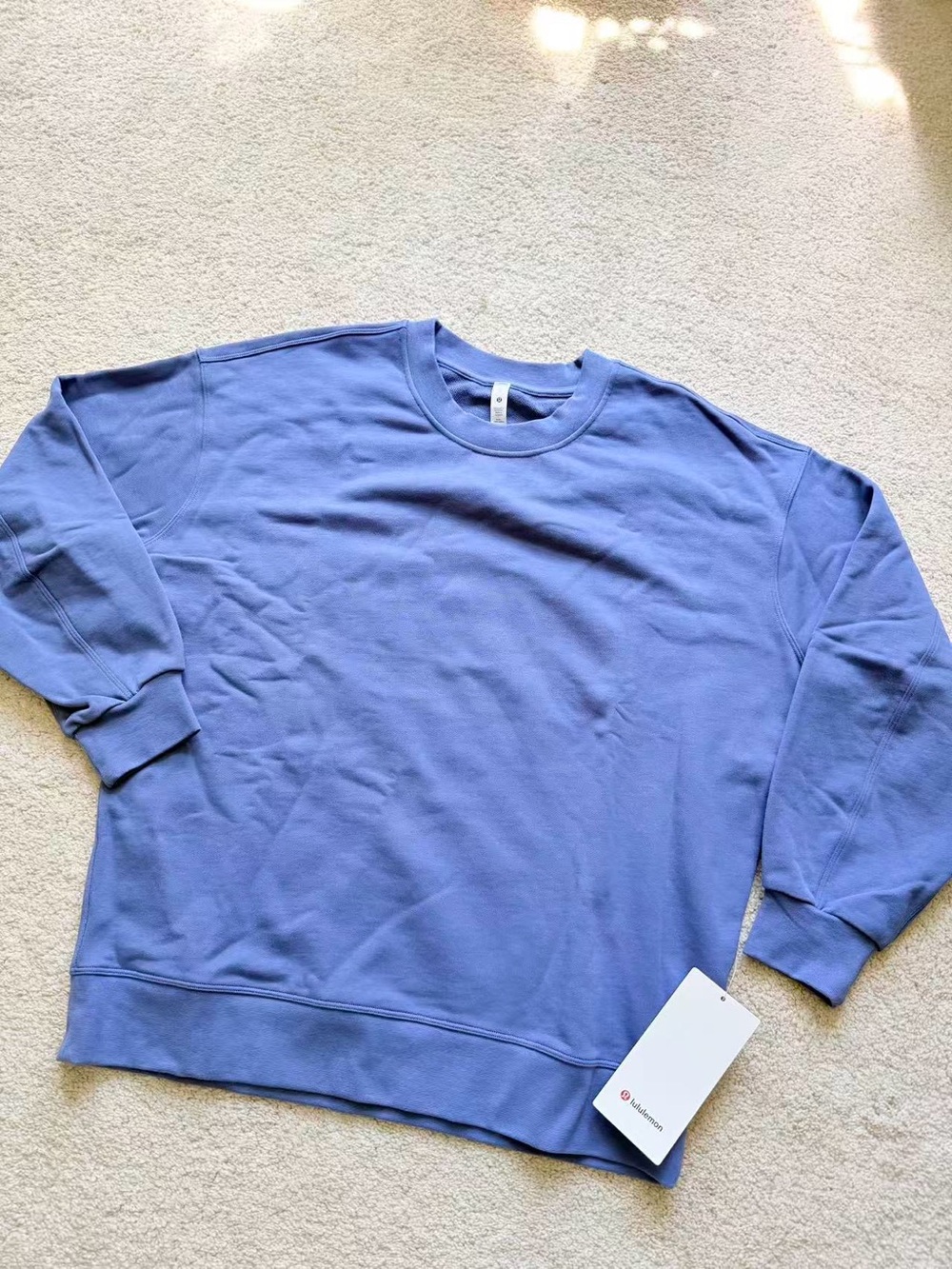 lululemon athletica Lavender Blue Crewneck Sweatshirt